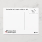 J'ai reçu la carte postale d'Ottawa sur la Colline (Dos)