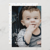 J'ai reçu mon premier Carte photo personnalisé pou (Devant / Derrière)