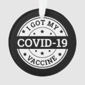 J'ai reçu mon vaccin contre la Covid-19 (devant)