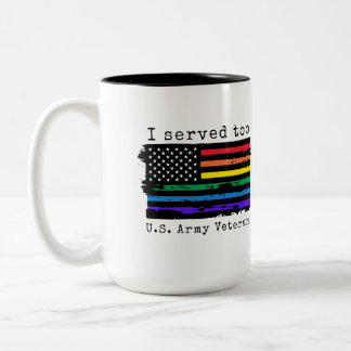 J'Ai Servi À L'Armée Américaine Vétéran LGBTQ+ Mug