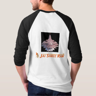 Jai Shree Ram, Lord Rama op T-shirt, Ayodhya tempe T-shirt