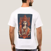 "Jai Shri Ram Patriottisch T-shirt ontwerp" (Achterkant)