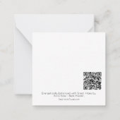 *~* J'AI SITTER ? Carte de note plat AP63 Relation (Dos)