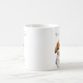 J'ai soif ; buvons ensemble Puppy Mug (Centre)