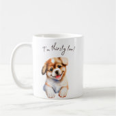 J'ai soif ; buvons ensemble Puppy Mug (Gauche)