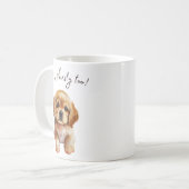 J'ai soif trop triste chiot Mug (Devant gauche)