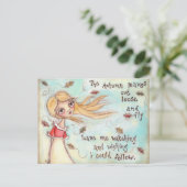 J'Ai Souhaité Poursuivre - Carte postale (Debout devant)