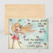 J'Ai Souhaité Poursuivre - Carte postale (Devant / Derrière)