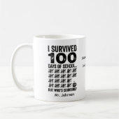 J'ai Survécu 100 Jours Mug (Gauche)
