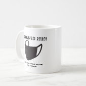 J'AI SURVÉCU 2020 !Coffee Mug (Devant gauche)