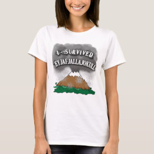 J'ai survécu à des T-shirts d'Eyjafjallajokull,