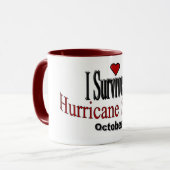 J'ai survécu à la tasse de café de Sandy d'ouragan (Devant gauche)