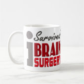 J'ai survécu à la tasse de chirurgie cérébrale (Gauche)