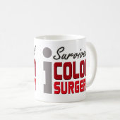 J'ai survécu à la tasse de chirurgie de deux (Devant droit)