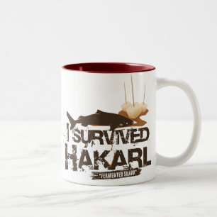 J'ai survécu à la tasse de Hákarl