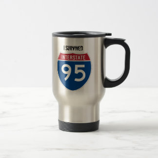 J'ai survécu à la tasse de voyage de l'acier