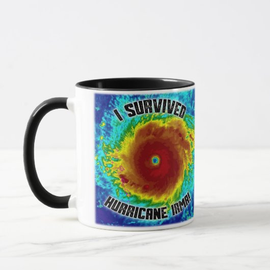 J'ai survécu à la tasse d'Irma d'ouragan (Gauche)