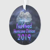 J'ai survécu à l'ouragan Dorian cloud (devant)