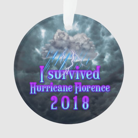 J'ai survécu à l'ouragan Florence (devant)