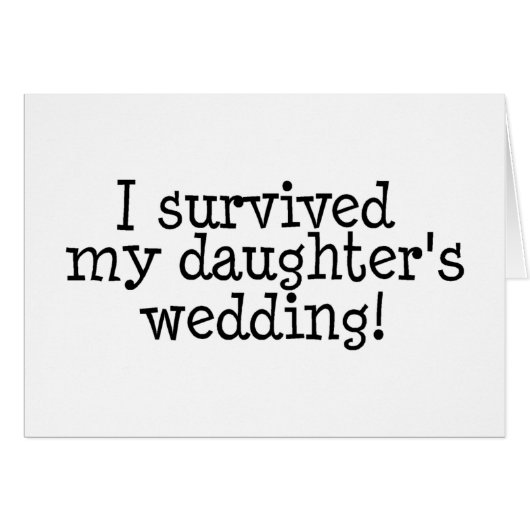 J'ai survécu à mon épouser de filles (Devant horizontal)