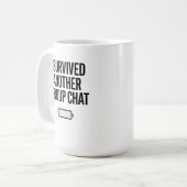 J'ai survécu à un autre groupe Conversation Mug (Devant gauche)