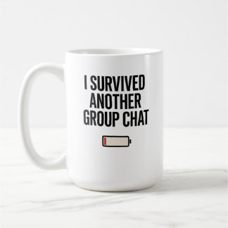 J'ai survécu à un autre groupe Conversation Mug