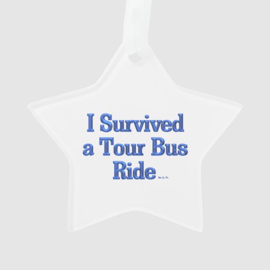 J'ai survécu à un tour en bus (dos)