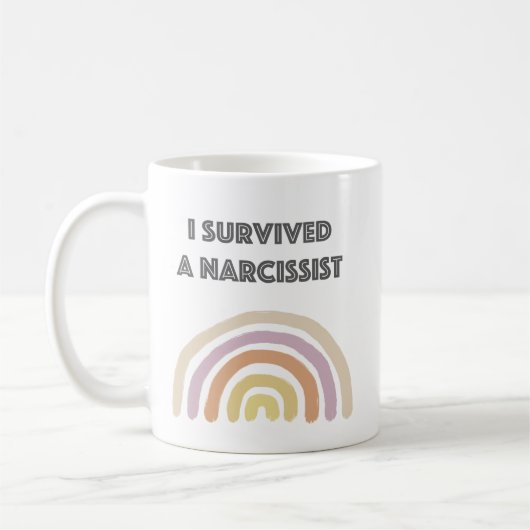 J'Ai Survécu À Une Mug Narcissique (Gauche)