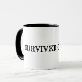 J'ai survécu au COVID 19 Mug (Devant gauche)