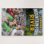 J'ai survécu au Puzzle de la rivière Mountain Fork (Horizontal)