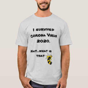 J'ai survécu au t-shirt corona 2020