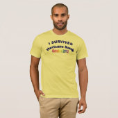 J'ai survécu au T-shirt de Sandy d'ouragan (Devant entier)