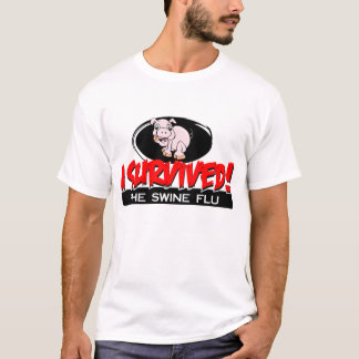 J'ai survécu au T-shirt des hommes de grippe de