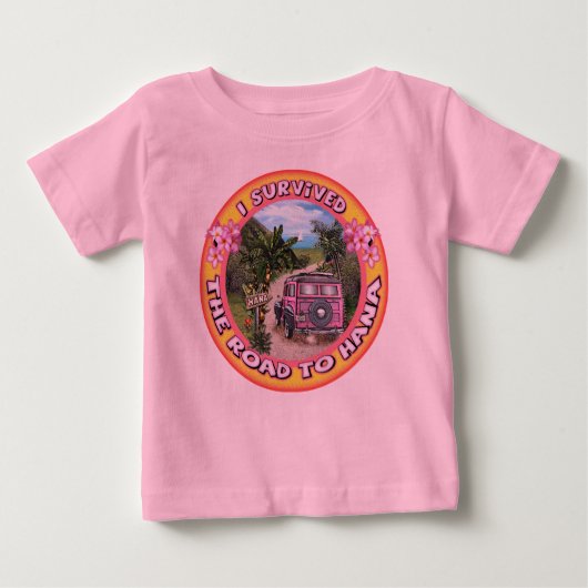 J'ai survécu au T-shirt Road to Hana (Devant)