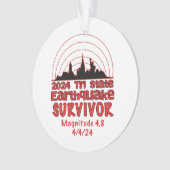 J'ai survécu au tremblement de terre de New York T (devant)