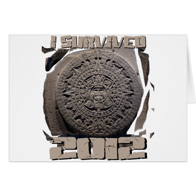 J'AI SURVÉCU EN 2012 (Devant horizontal)