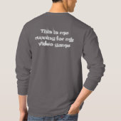 J'ai suspendu mon jeu pour ça ? tshirt à manches l (Dos)
