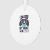 J'ai suspendu mon jeu pour ramen (devant)