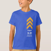 J'ai T21| T-shirt pour enfants de sensibilisation  (Devant)