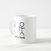 J'Ai Ton Dos ! Café Mug (Devant gauche)