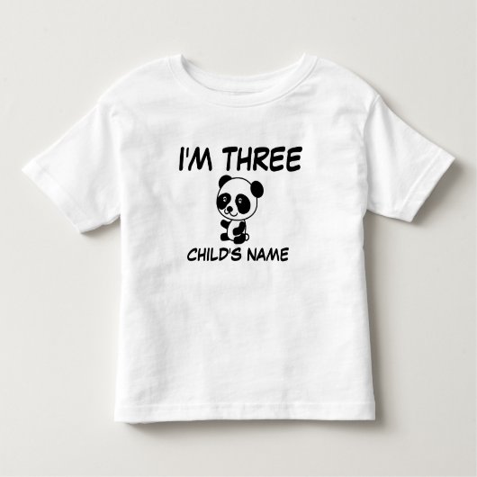J'AI TROIS (3 ANS) T-shirts personnalisés (Devant)