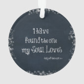 J'ai trouvé celui que mon âme aime la Bible Verse (dos)