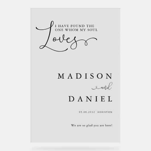 J'ai trouvé celui que mon âme aime ! Script, (Recto)