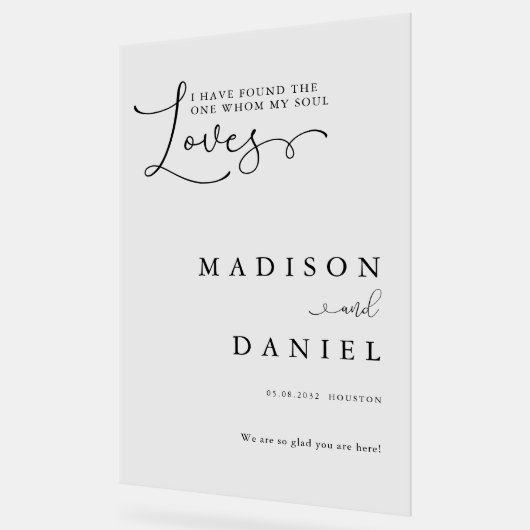 J'ai trouvé celui que mon âme aime ! Script, (Angle)