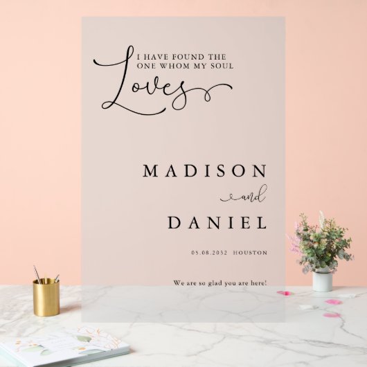 J'ai trouvé celui que mon âme aime ! Script, (Mariage)