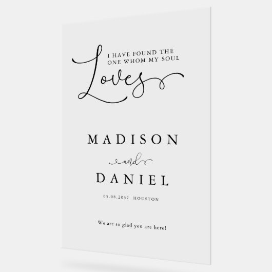 J'ai trouvé celui que mon âme aime ! Script, (Angle)