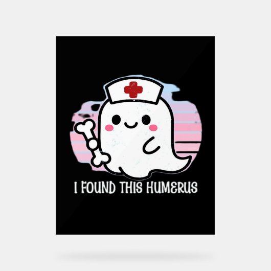 J'Ai Trouvé Cet Humerus Drôle Infirmière Halloween (Recto)