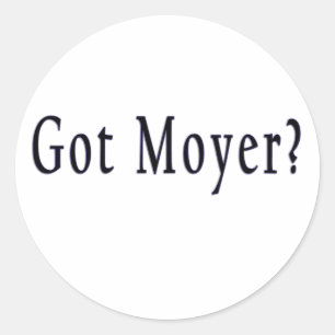 J'ai un autocollant Moyer-plain