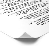 J'AI UN FRÈRE NOMMÉ DON Poem Poster (Coin)