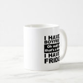 J'ai un frigo drôle de Mug (Devant droit)